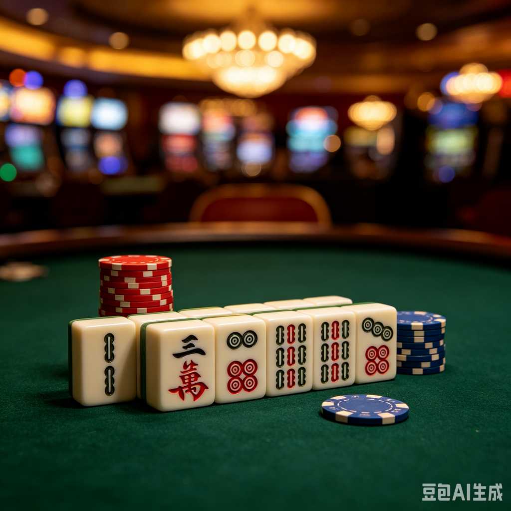 mahjong set for home entertainment