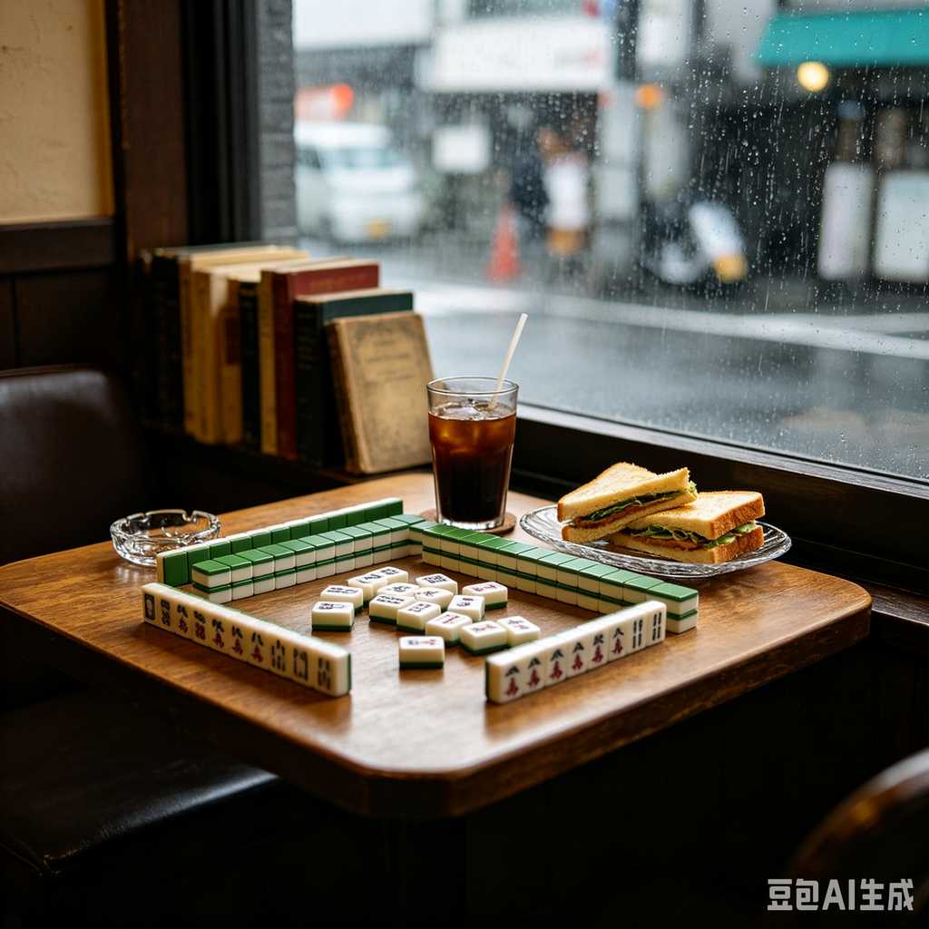 mahjong set with storage case